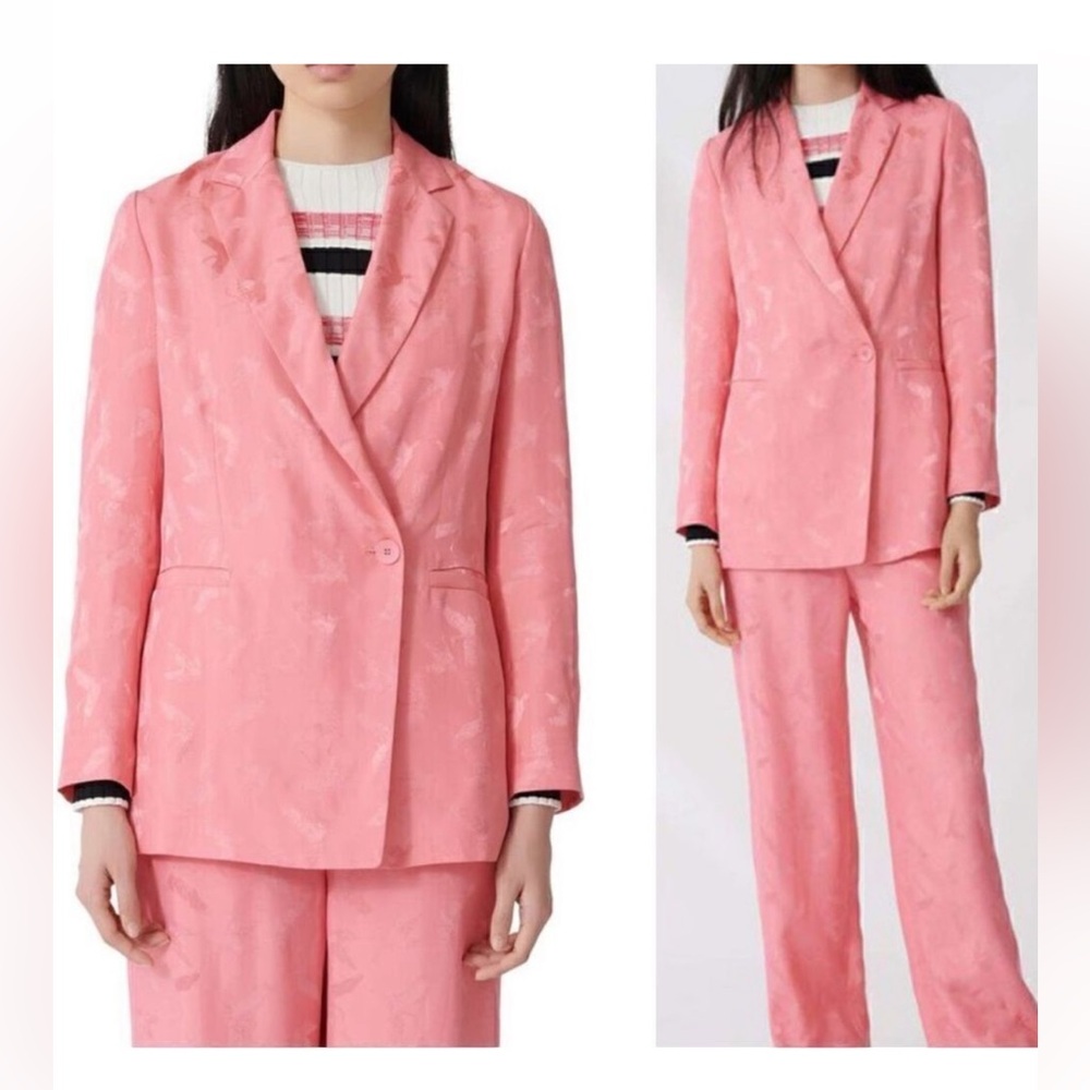 Maje Coral Pink Blazer
